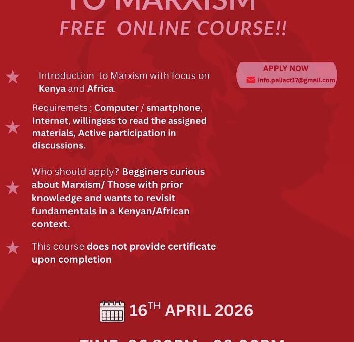 A Marxist Curriculum for Understanding Capitalism in Kenya